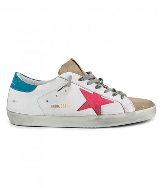 SNEAKERS - SUEDE TOE AND STAR SUPER-STAR