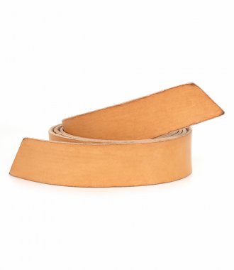 ACCESSORIES - WASHED LEATHER STRING BELT