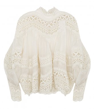 CLOTHES - POSTCARD EMBROIDERED BLOUSE
