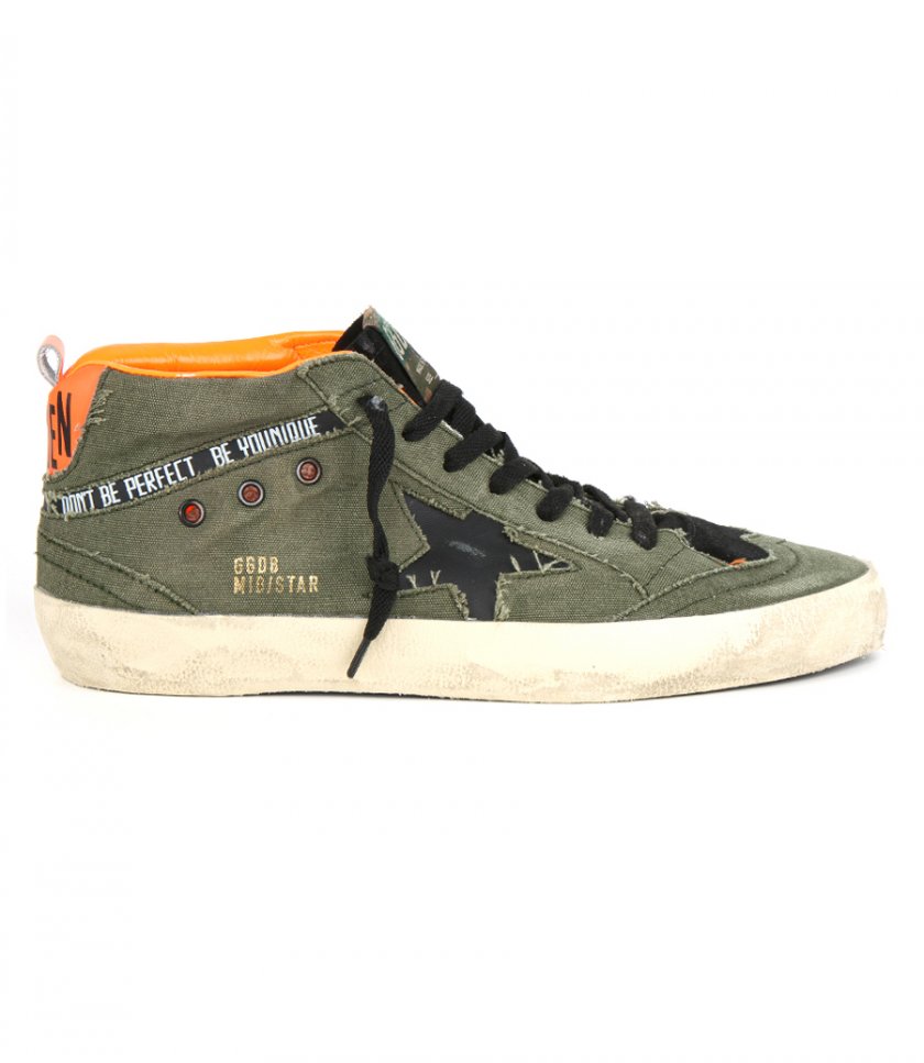 SNEAKERS - MILITARY CANVAS MID STAR