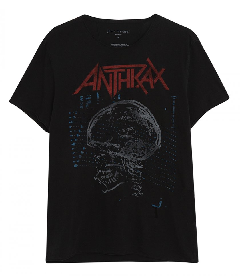 CLOTHES - SS TEE ANTHRAX WHITE NOISE