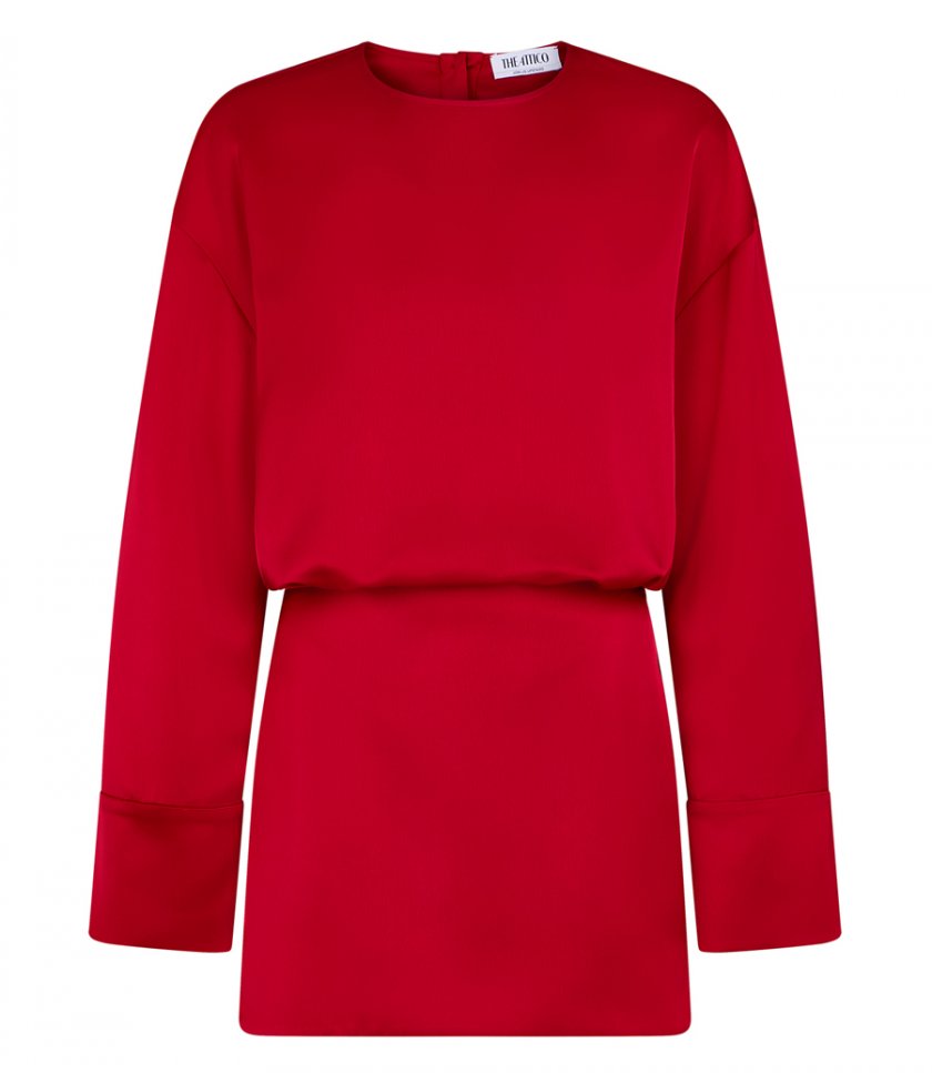 CLOTHES - RED MINI DRESS