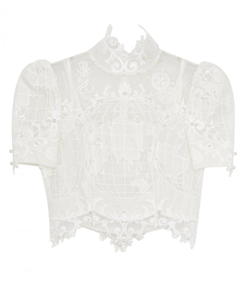 TOPS - HIGH TIDE EMBROIDERED BODICE