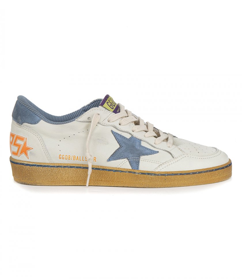 SNEAKERS - MILK LEATHER BALL STAR