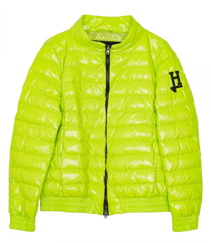 CLOTHES - QUILTED BOMBER JACKET IN GLOSS