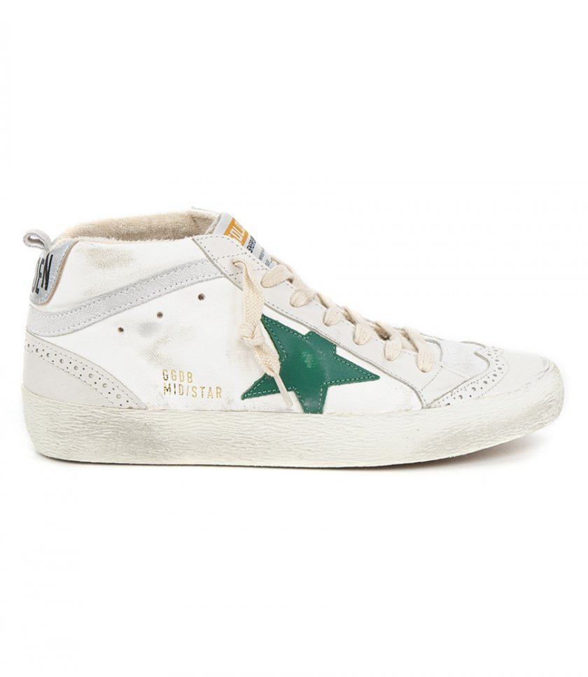 SNEAKERS - GREEN STAR MID STAR
