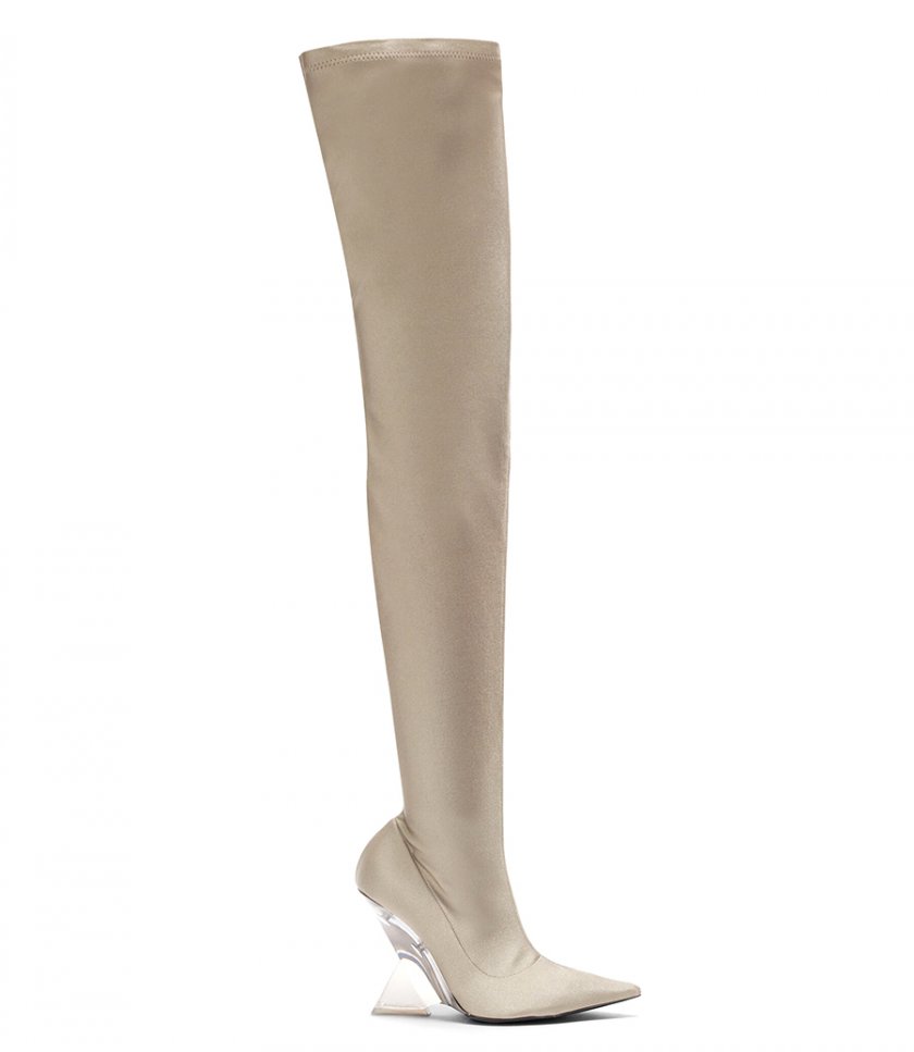 SHOES - ''CHEOPE'' GREY THIGH HIGH