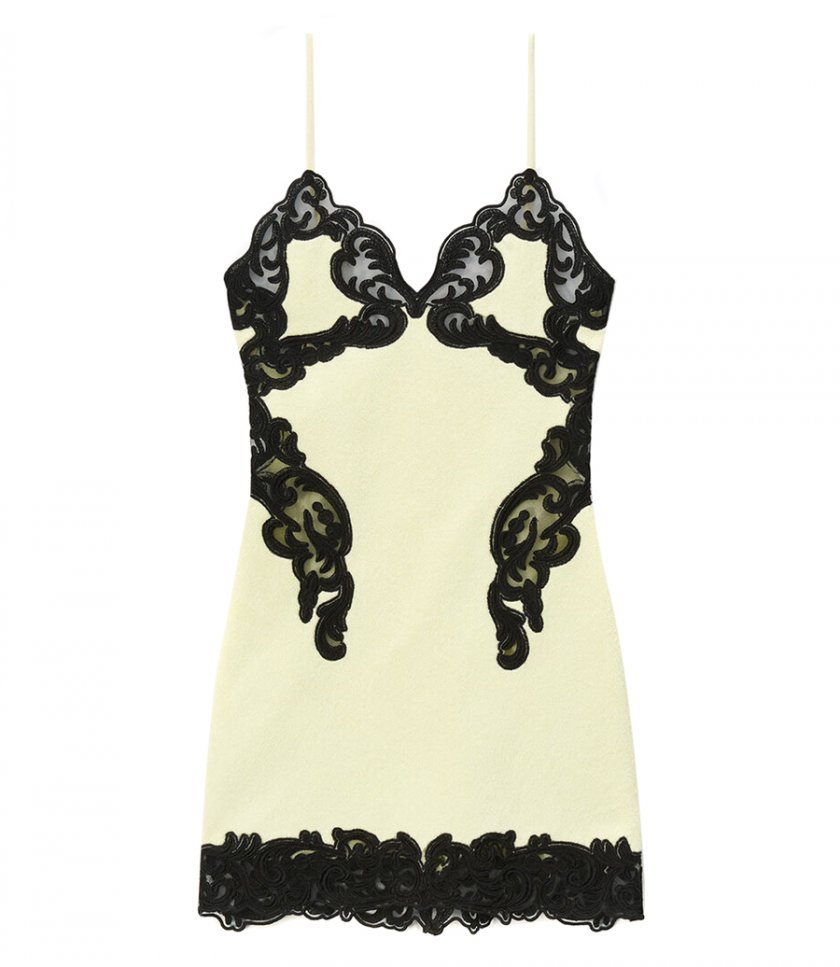 CLOTHES - CAMI DRESS WITH LACE & SIDE CUT OUT