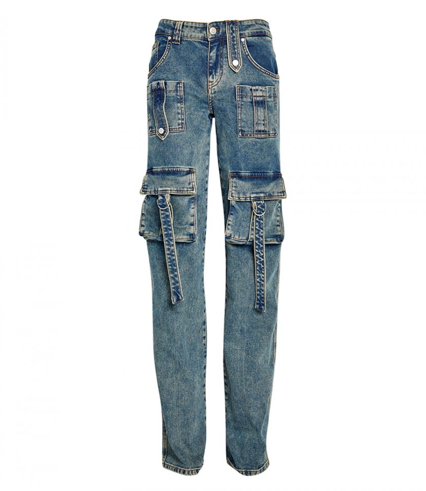 SALES - JEANS WITH CARGO DETAILS