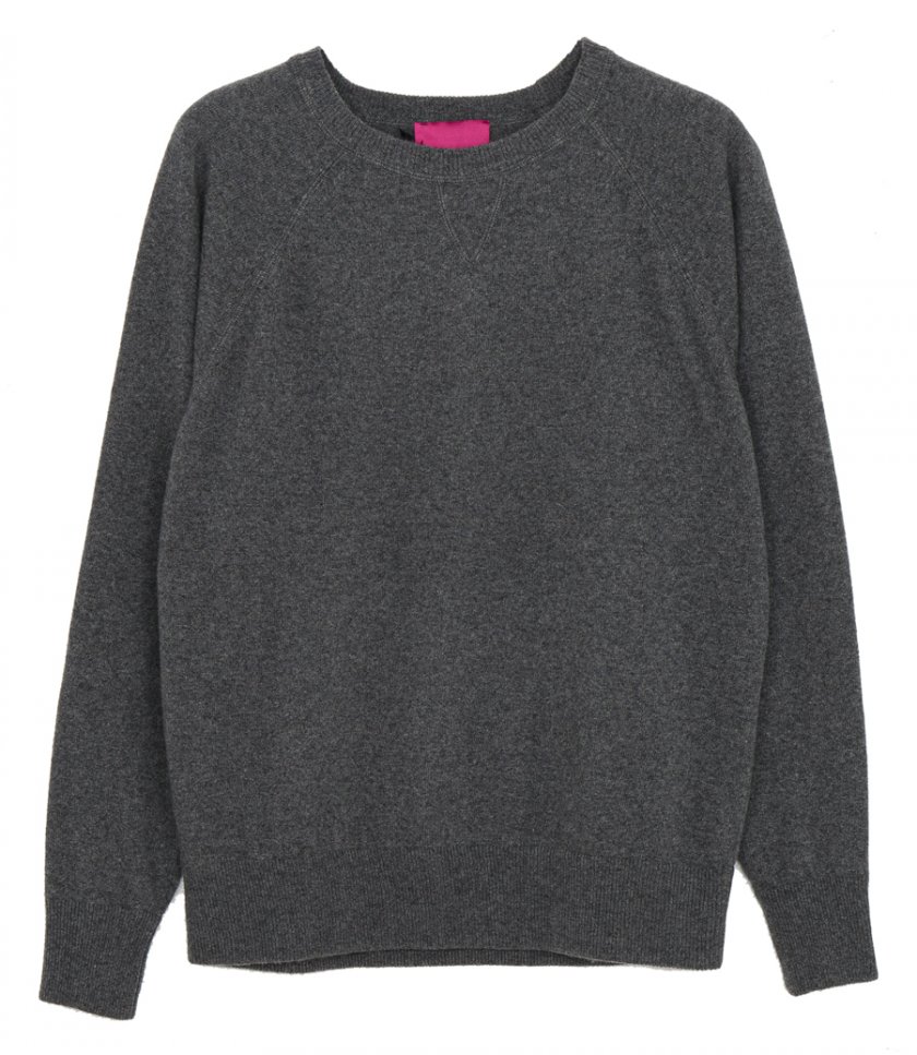BF KNITWEAR - CREW NECK CASHMERE PULLOVER