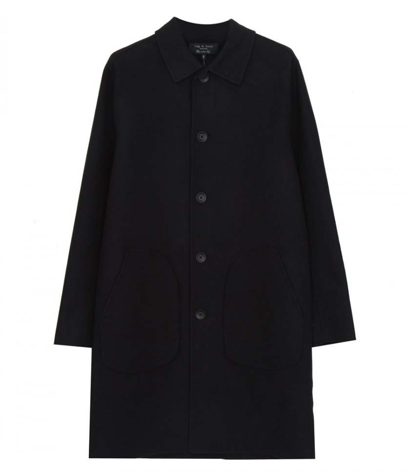 CLOTHES - LEON DOULBE FACE WOOL CAR COAT