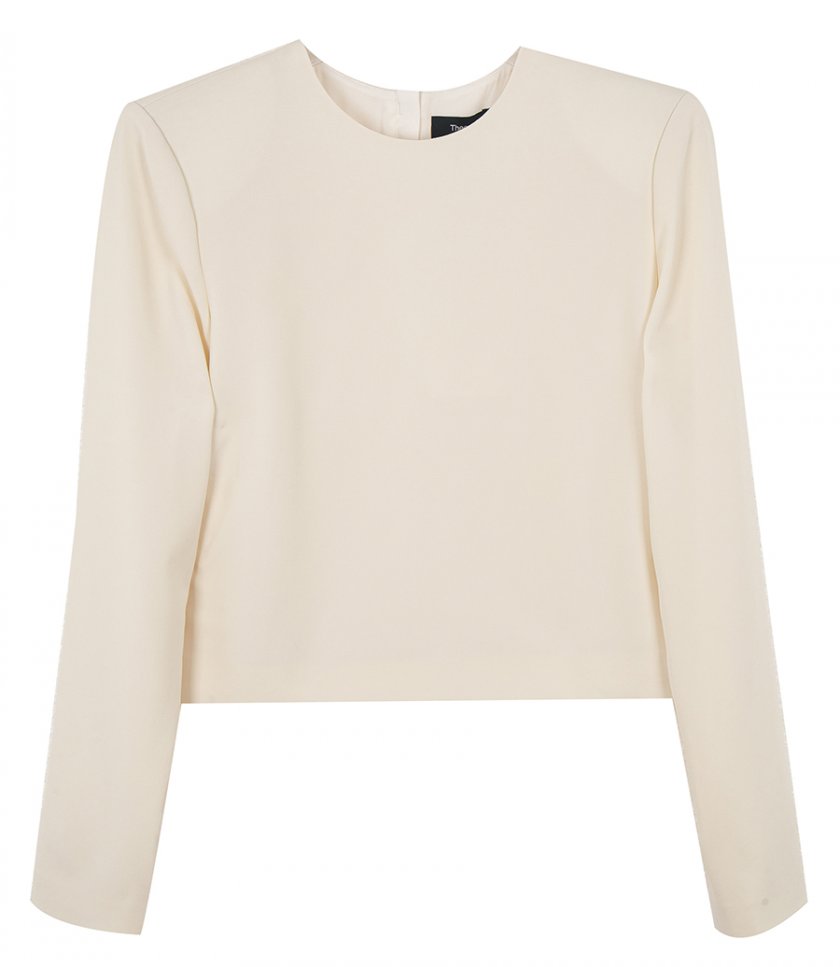 THEORY - LS CROPPED TOP