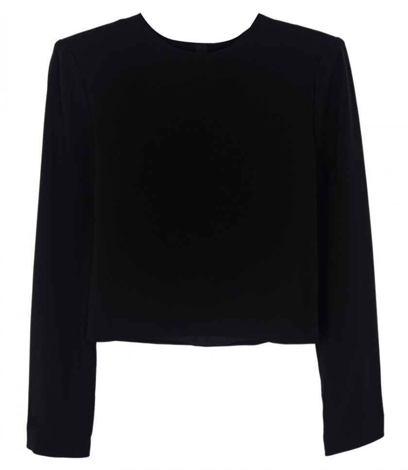 CLOTHES - LS CROPPED TOP