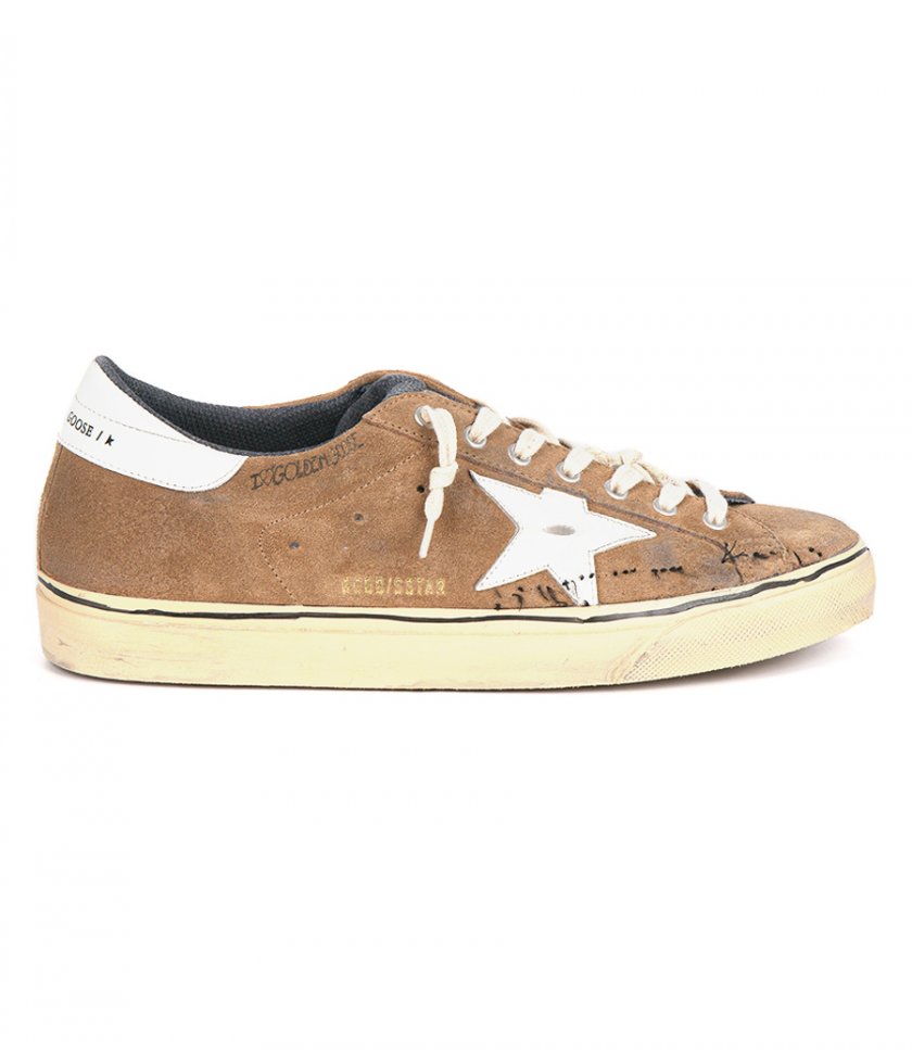 SHOES - TABACCO SUEDE SUPER-STAR