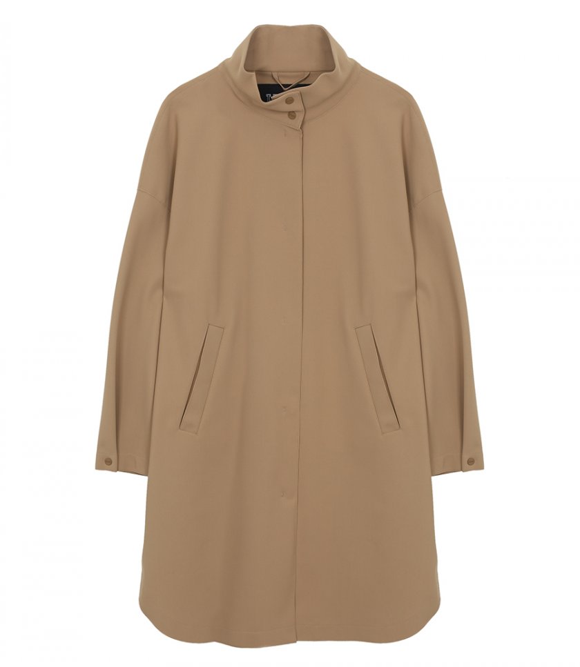HERNO - FIRST-ACT PEF HIGH-NECK COAT