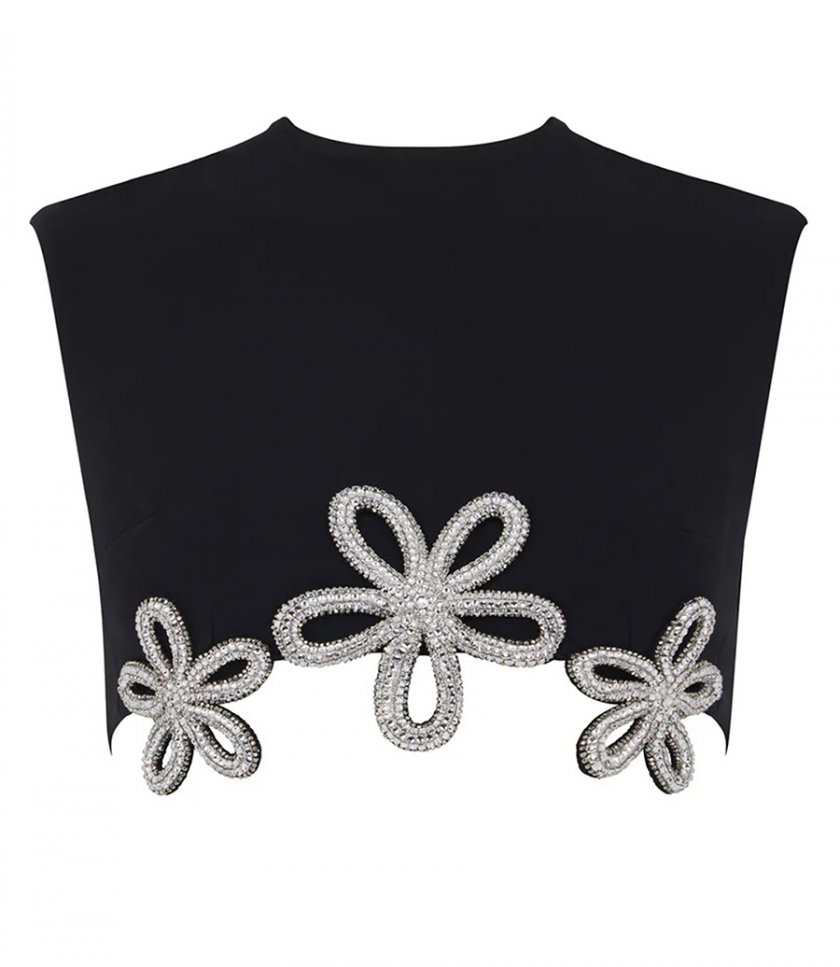 TOPS - CRYSTAL DAISY CROPPED TOP