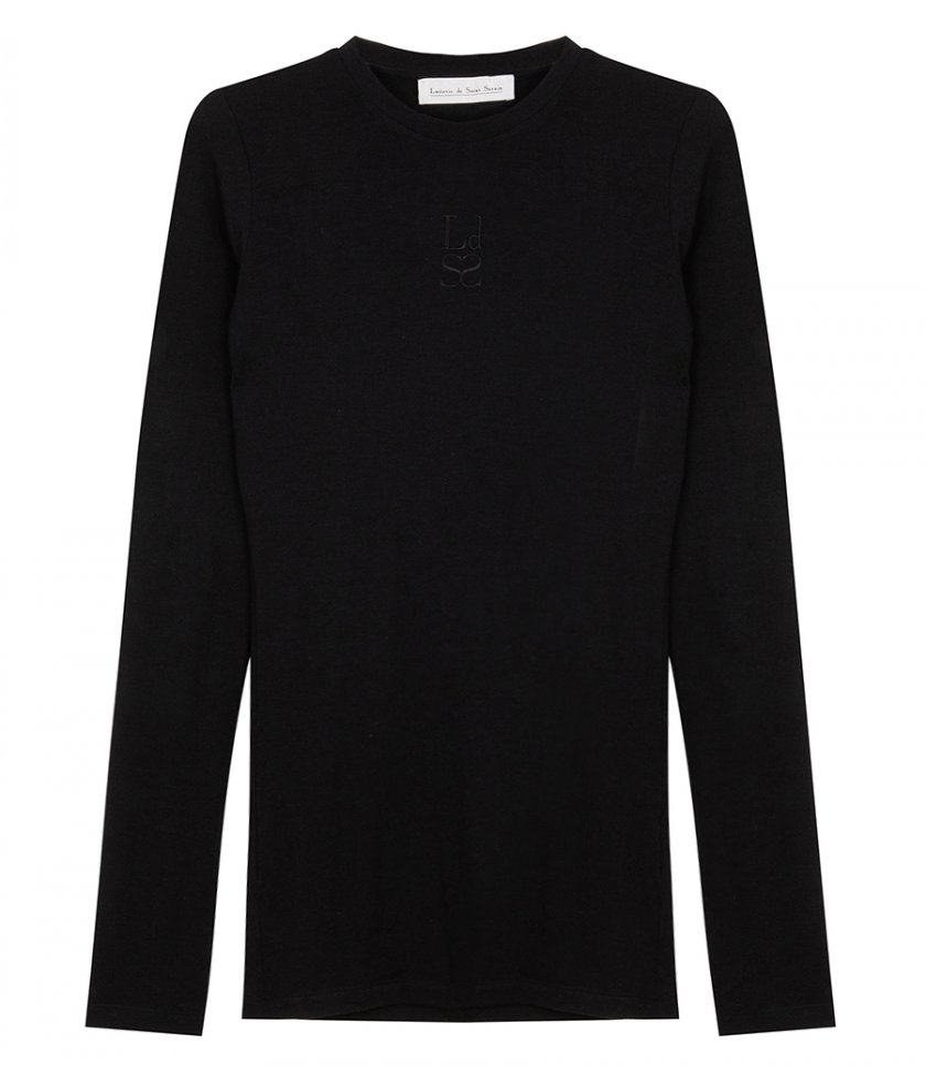 LUDOVIC DE SAINT SERNIN - SIMPLE TOP WITH LONG SLEEVES