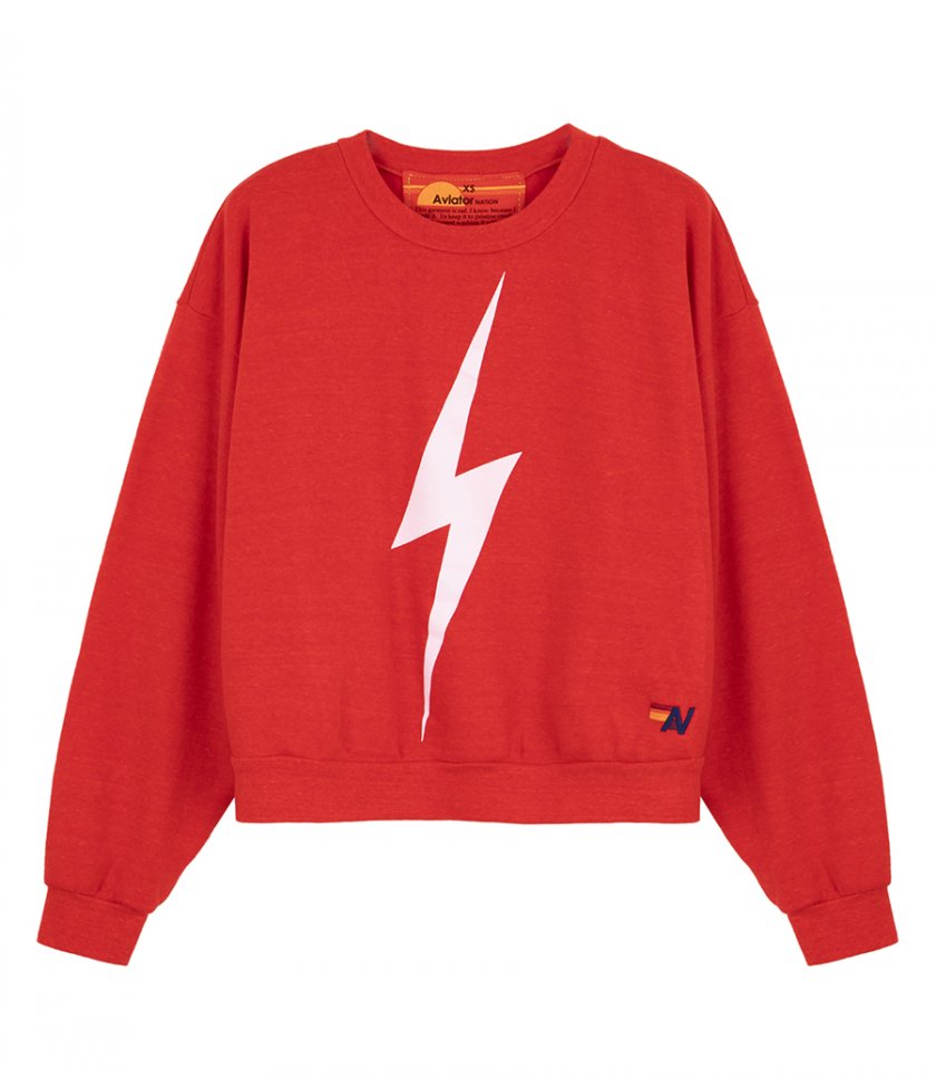 JUST IN - BOLT RELAXED CREW SWEATSHIRT