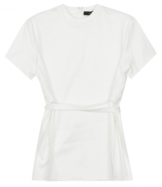CLOTHES - MONTAGUES SIDE SPLIT SHORT SLEEVE TEE IN COTTON JERSEY
