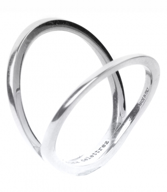 SALES - IN BETWEEN 18KT WHITE GOLD RING