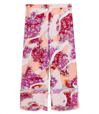 CLOTHES - FLORAL PRINT CROPPED TROUSERS