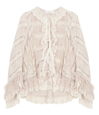 CLOTHES - TEMPEST PLEAT LACE SHIRT FT ANGLED BUTTERFLY SLEEVES