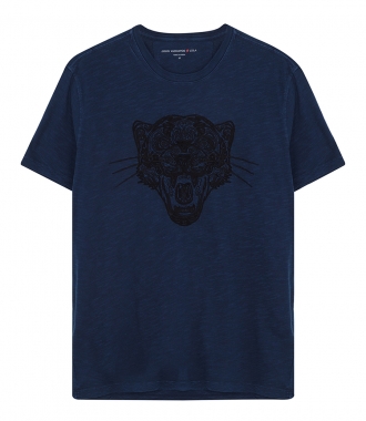 CLOTHES - EMBROIDERED PANTHER GRAPHIC T-SHIRT