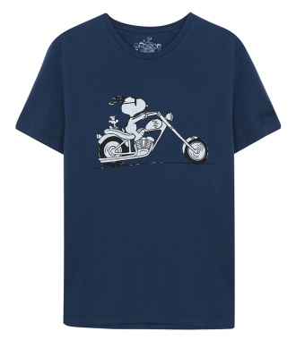 CLOTHES - SNOOPY ON A MOTORCYCLE T-SHIRT