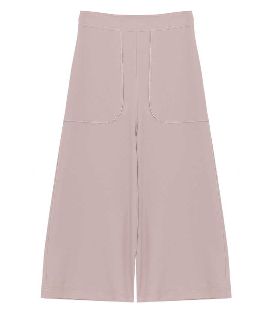 SEE BY CHLOE - SEAM DETAIL CROPPED CULLOTES