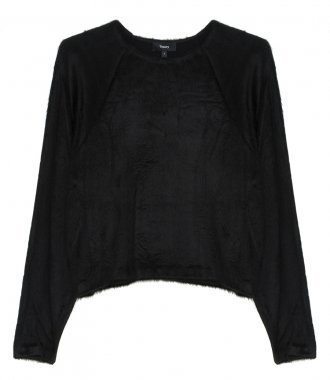 CLOTHES - ROUNDED TOP IN FAUX FUR JERSEY
