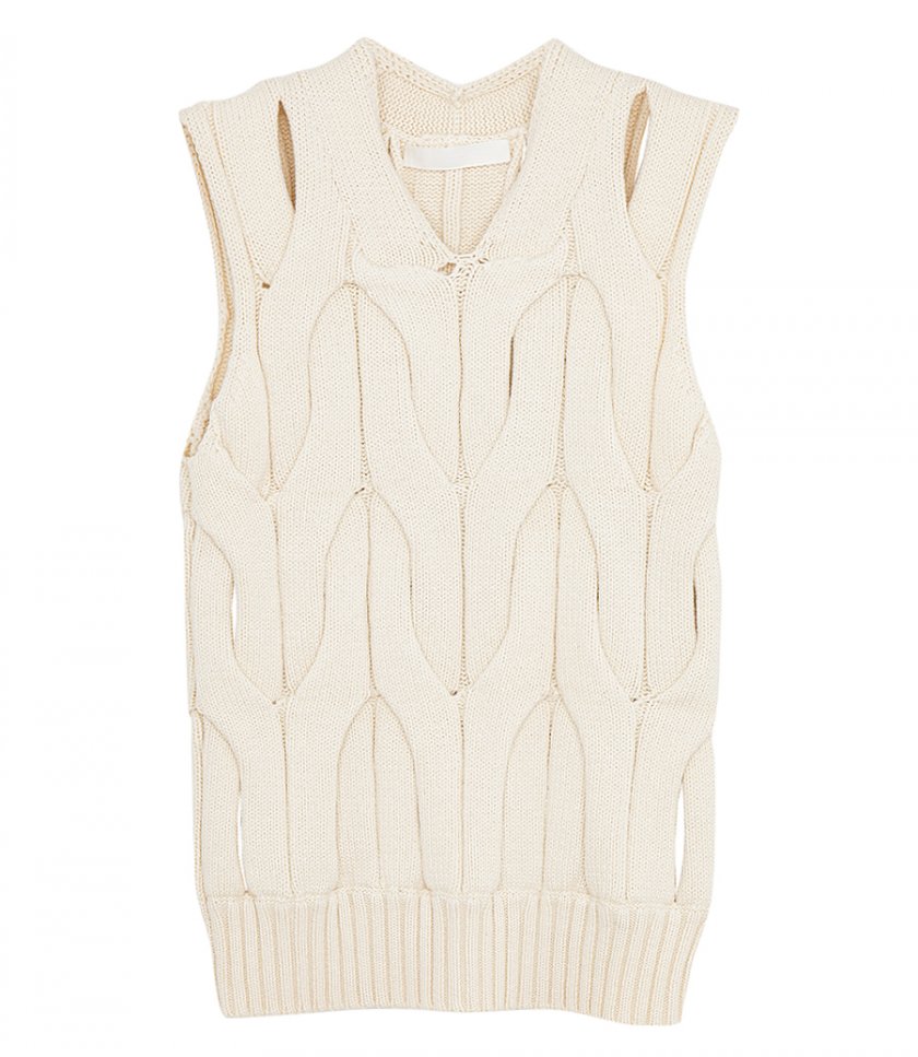 CLOTHES - 2 TONE CABLE TANK