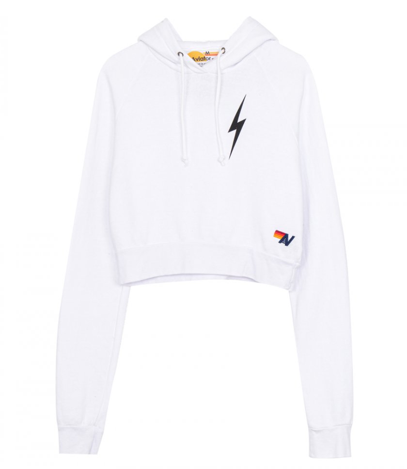 CLOTHES - BOLT 2 CROPPED PULLOVER HOODIE