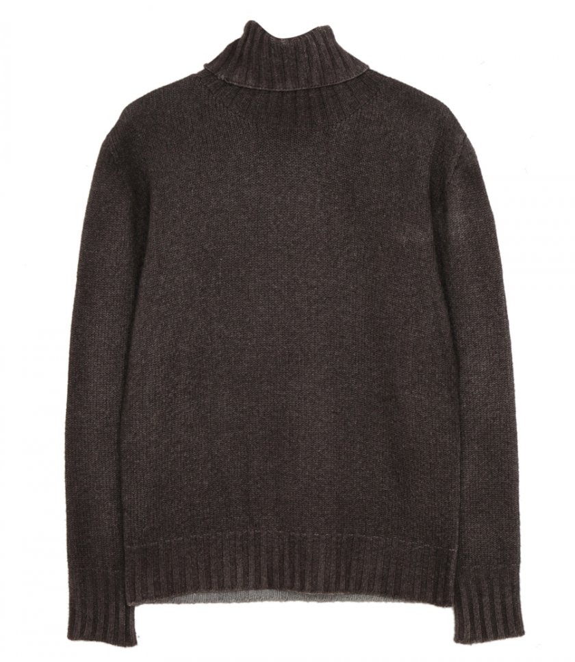 BF KNITWEAR - ROLL NECK CASHMERE PULLOVER