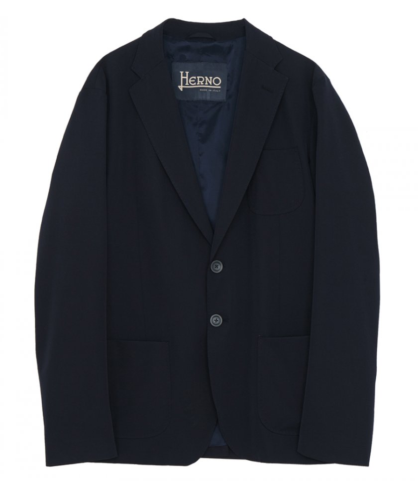HERNO - BLAZER IN EASY SUIT STRETCH