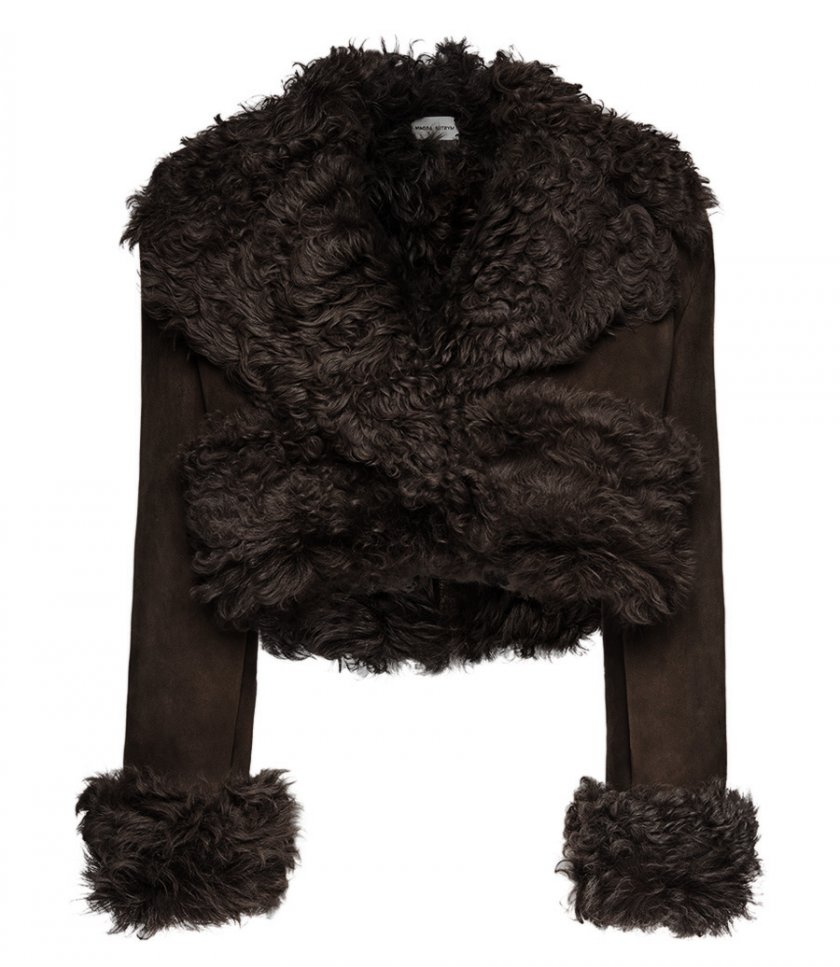 CLOTHES - SUEDE SHEARLING COAT