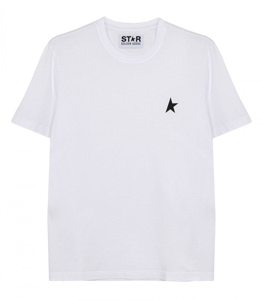 GOLDEN GOOSE  - WHITE STAR COLLECTION T-SHIRT