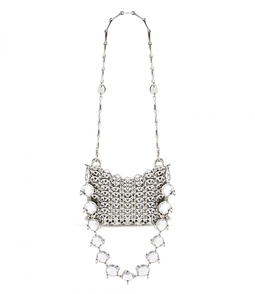 HANDLE - ICONIC NANO 1969 BAG WITH OVERSIZED CRYSTALS CHAIN
