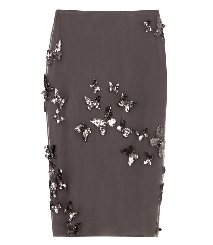 JUST IN - EMBROIDERY BUTTERFLY SKIRT