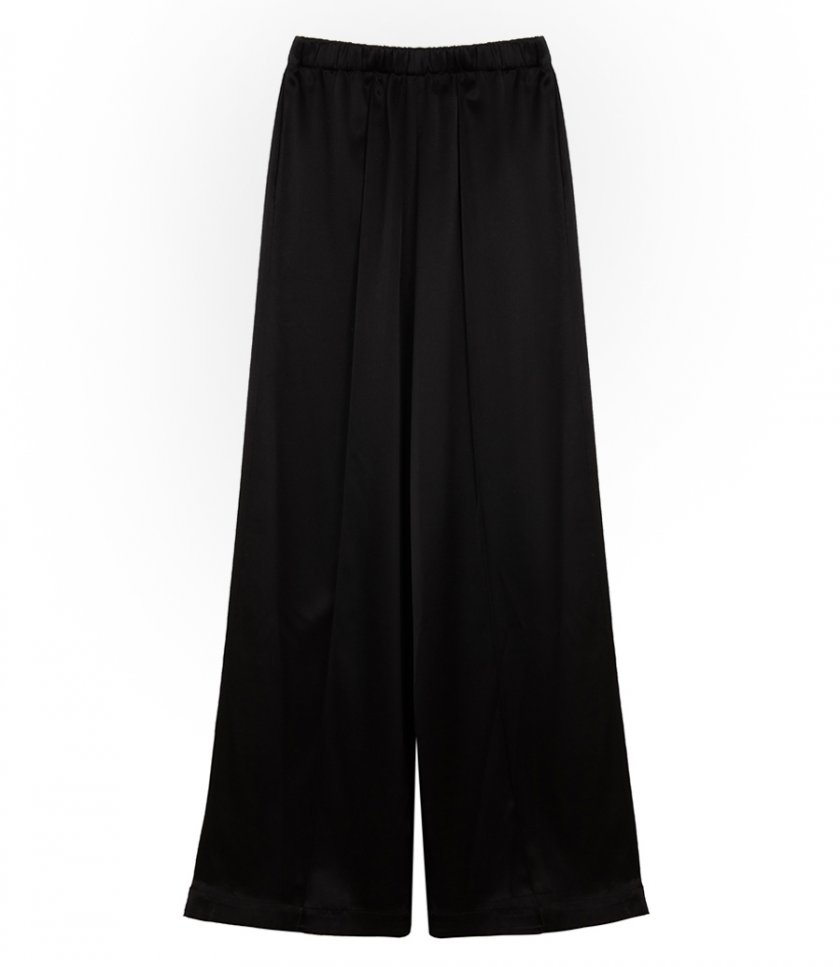 JUST IN - ELASTIC WAISTBAND SATIN TROUSERS