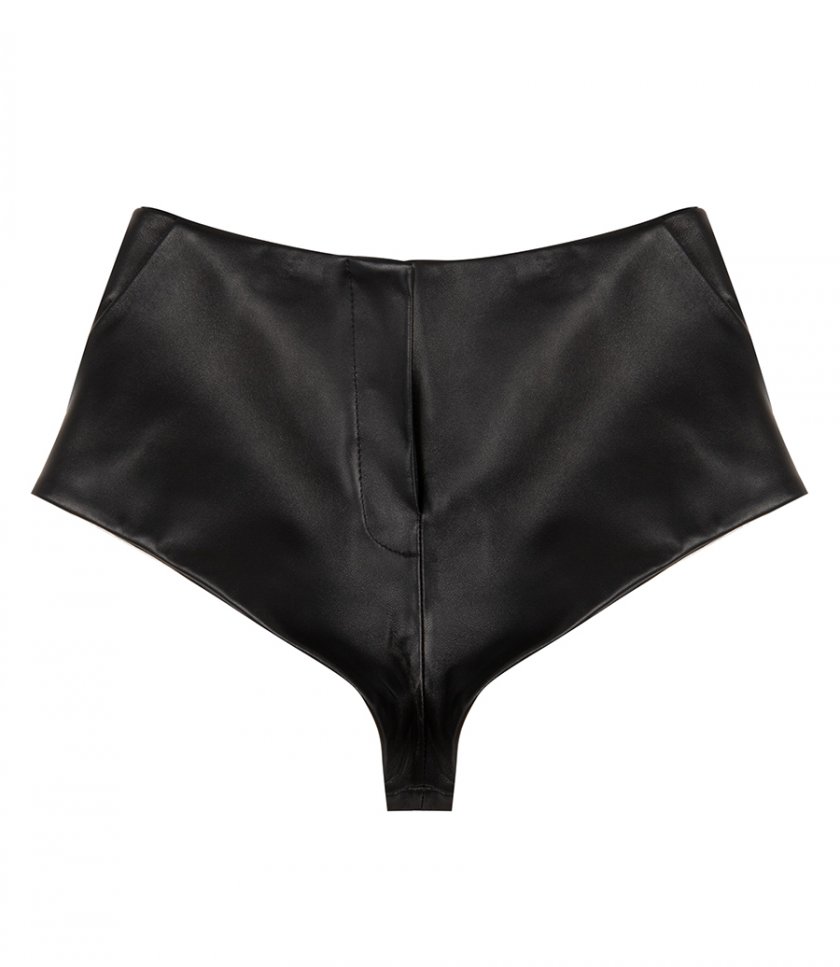 JUST IN - LEATHER MINI SHORTS