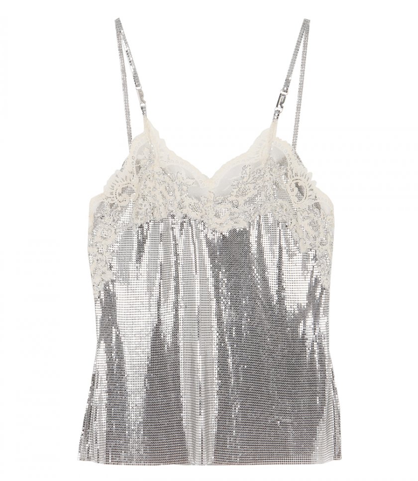 JUST IN - SILVER TANK TOP