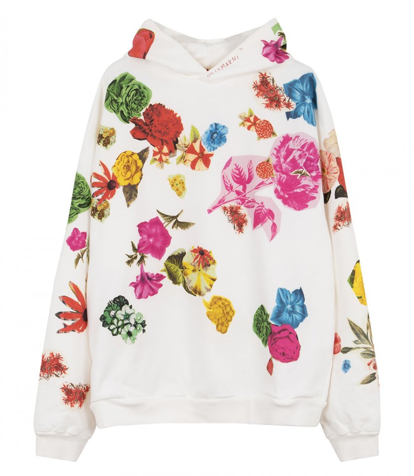 JUST IN - HOODIE WITH FLOWERS